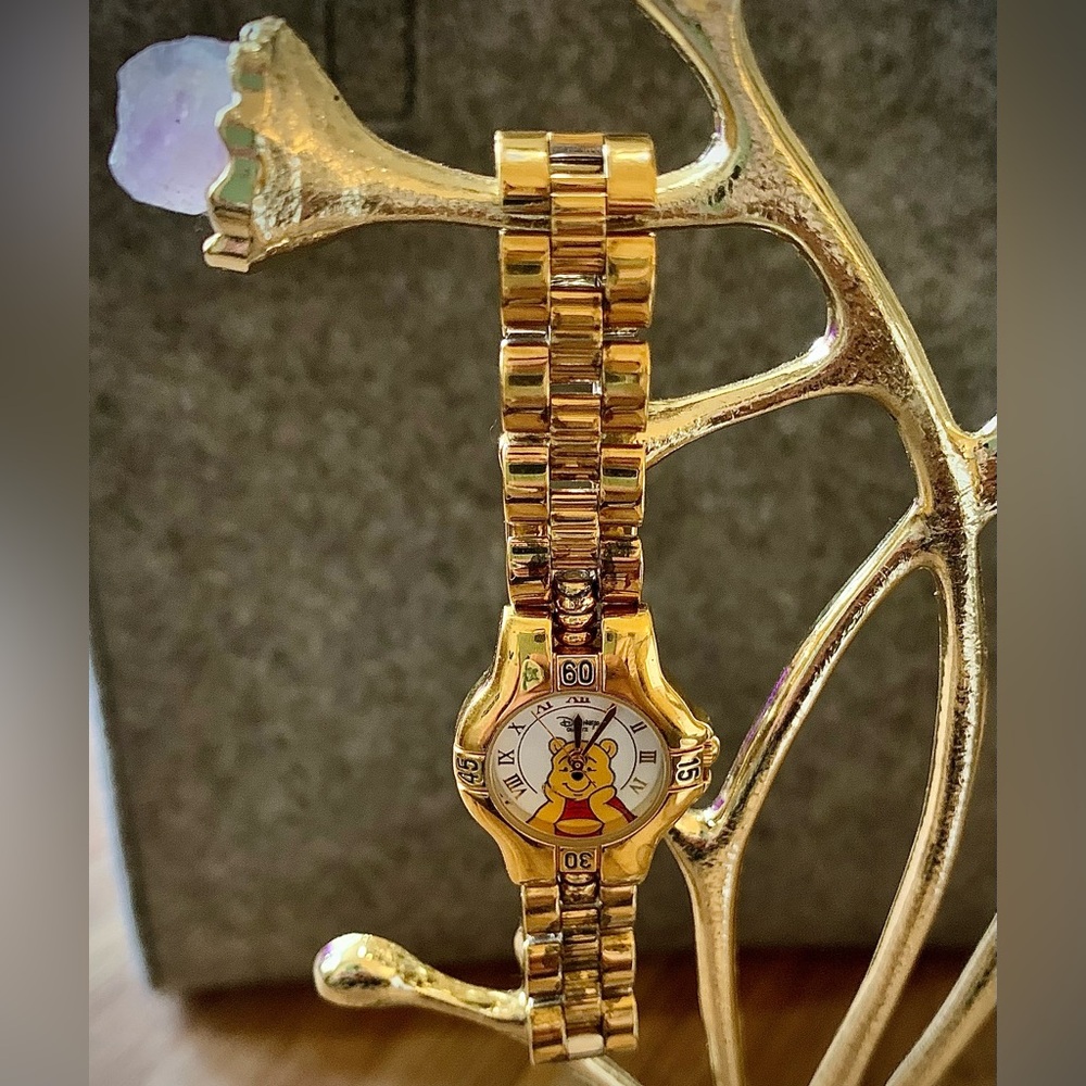 Vintage Disney Time Works Women’s Winnie the Pooh Watch